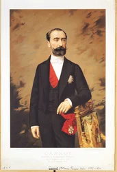 Portret Marie Francois Sadi Carnot (1837-94) 1887